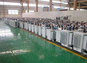 长白山油浸式变压器成品车间